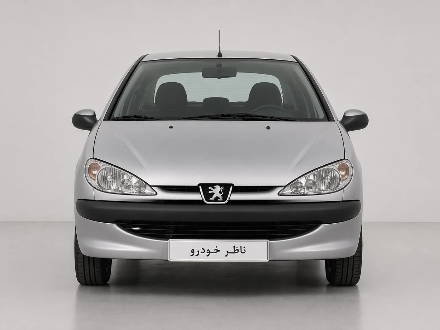 نمای مستقیم جلو پژو 206 SD V10 سال 1385 - 1400